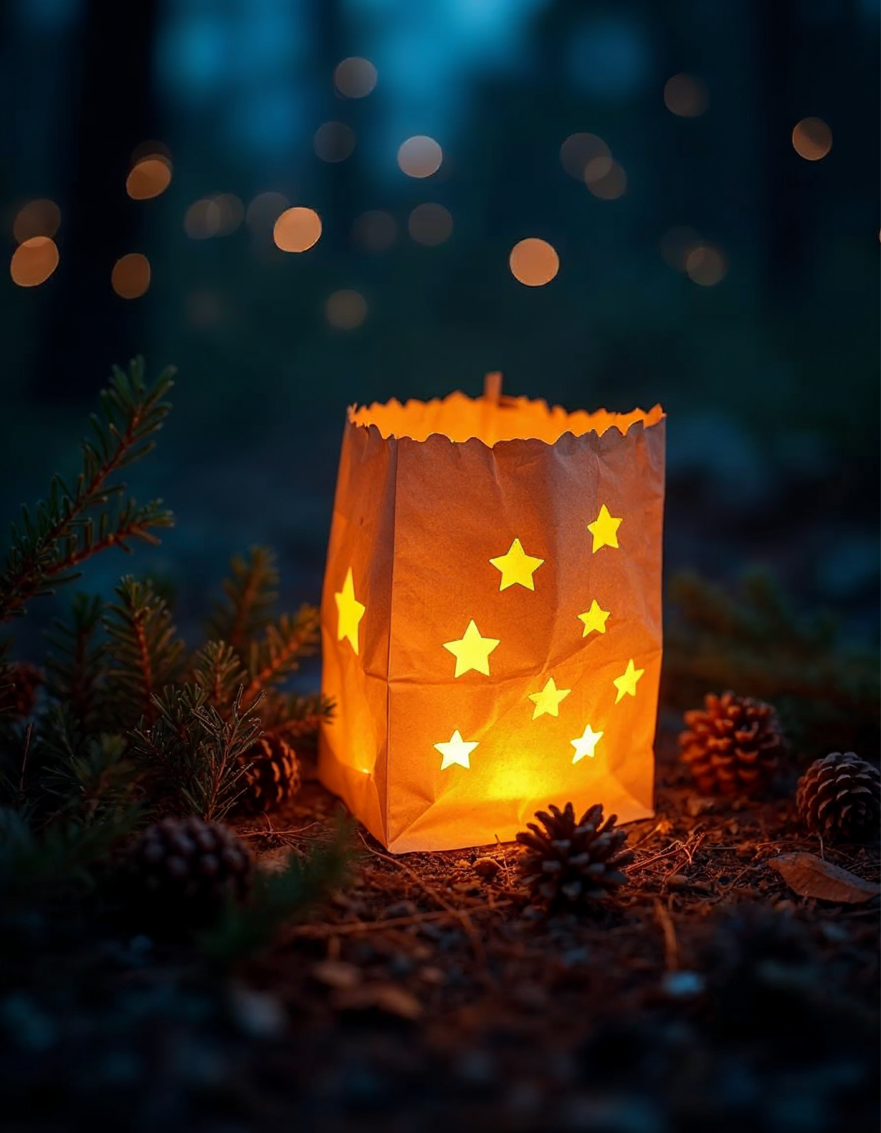 Light the Way: How to Make Easy DIY Paper Bag Luminaries